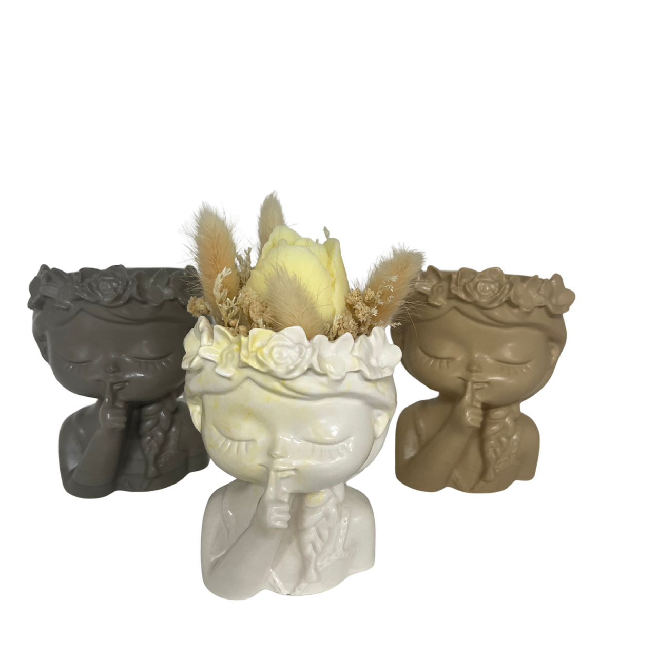 Vaso Decorativo Menina Serena – Silêncio - Imagen 9
