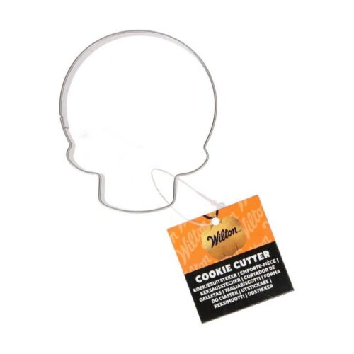 CORTADOR DE BOLACHAS CAVEIRA 7,5 CM. HALLOWEEN WILTON