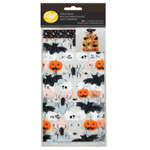 20 SACOS DE ÍCONES HALLOWEEN WILTON