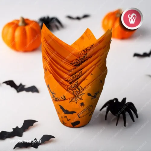 Forma Tulipa Laranja Halloween