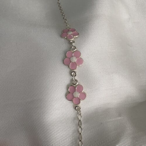 Pulseira com flores