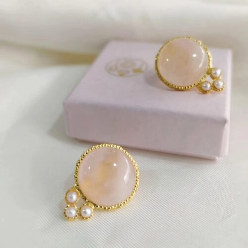 Brincos em Prata Dourada