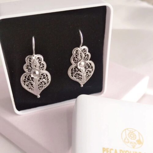 Brincos Coração de Viana