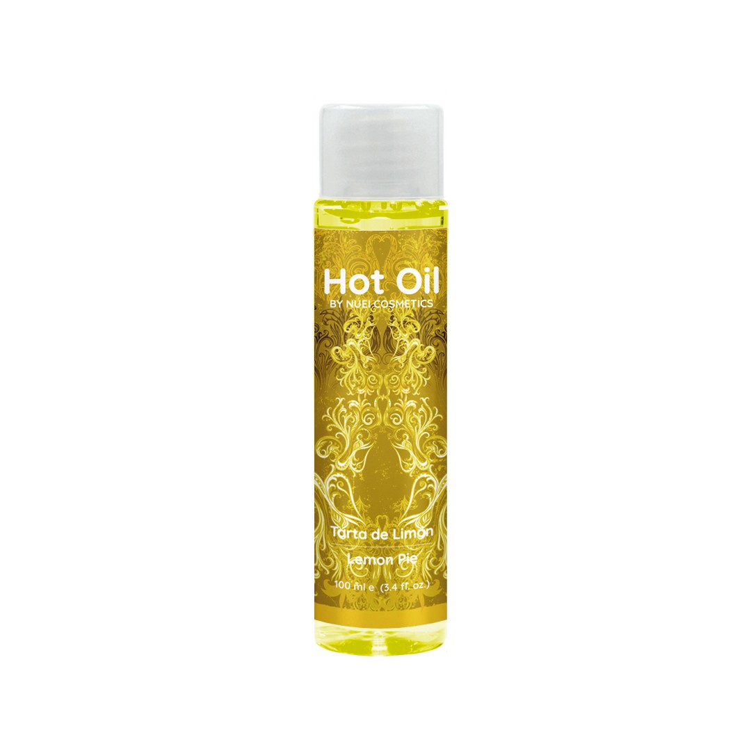 ÓLEO DE MASSAGEM COM EFEITO CALOR TARTE DE LIMÃO HOT OIL NUEI 100ML - Imagen 2