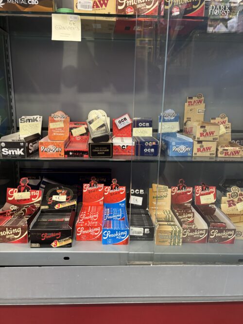 vitrine com mortalhas