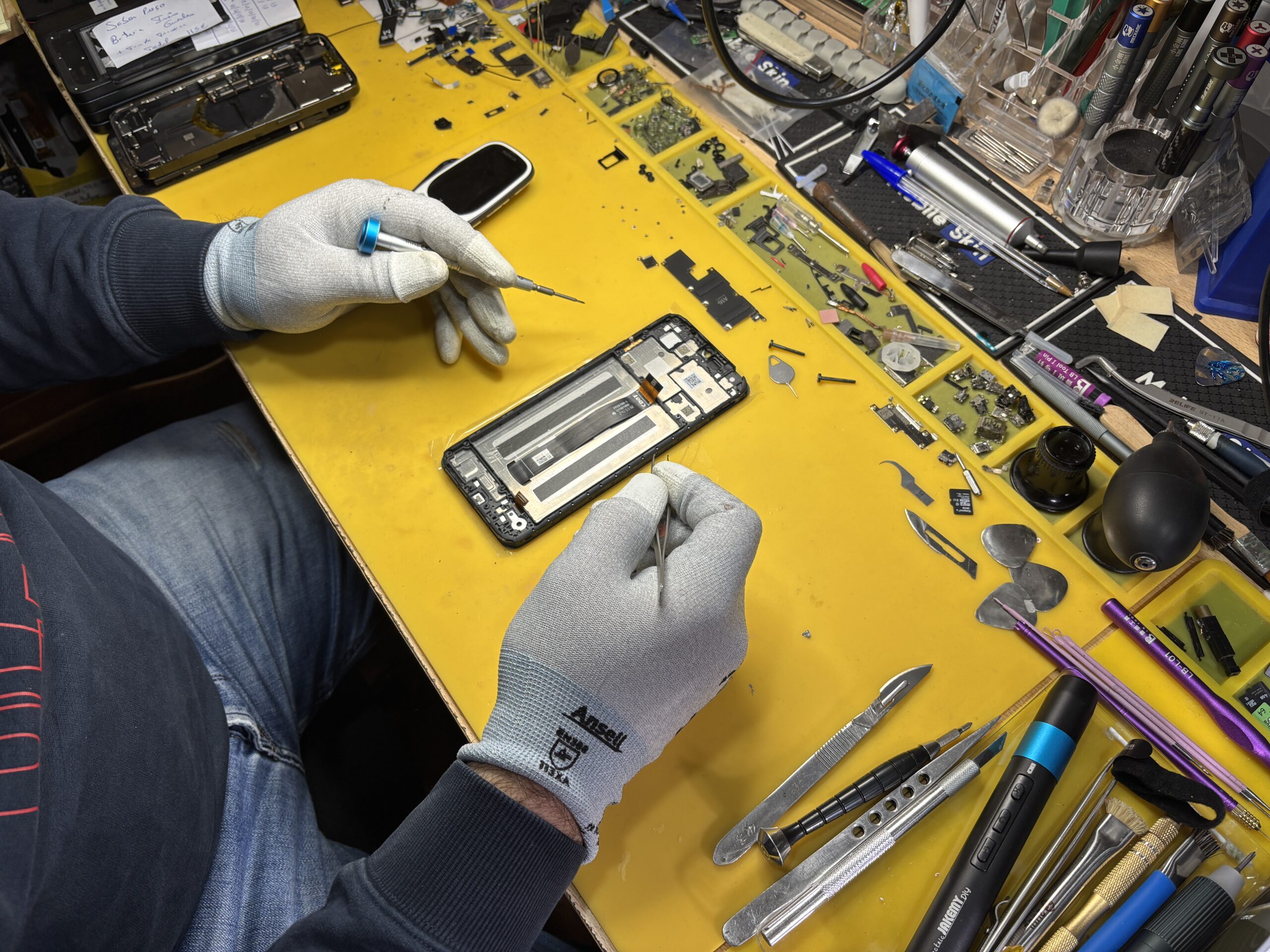 arranjo de telemóvel