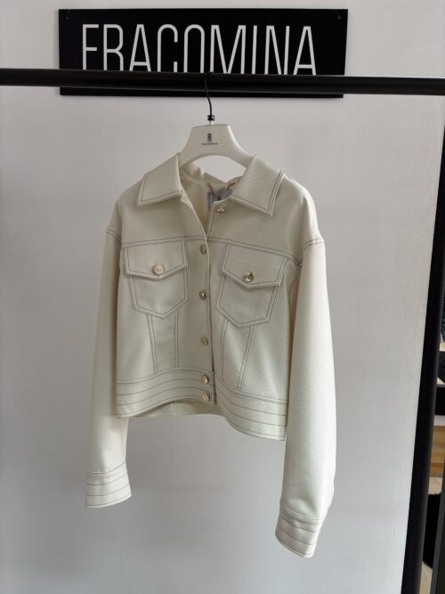 Casaco Curto Bege Fracomina