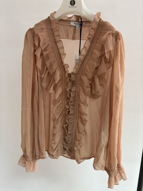 Blusa com Folhos Morgan