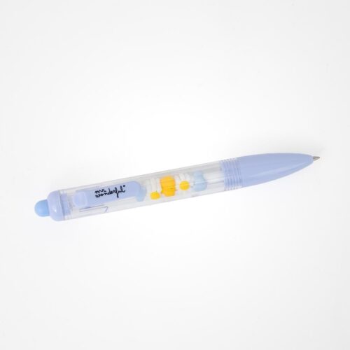 Esferográfica Apagável com decoração interior - Pintainho Lazy Mr. Wonderful