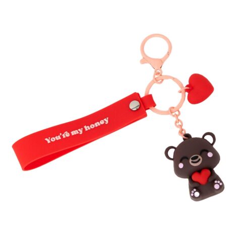 Porta-chaves com Pendentes Ursinho - You re my honey Mr. Wonderful