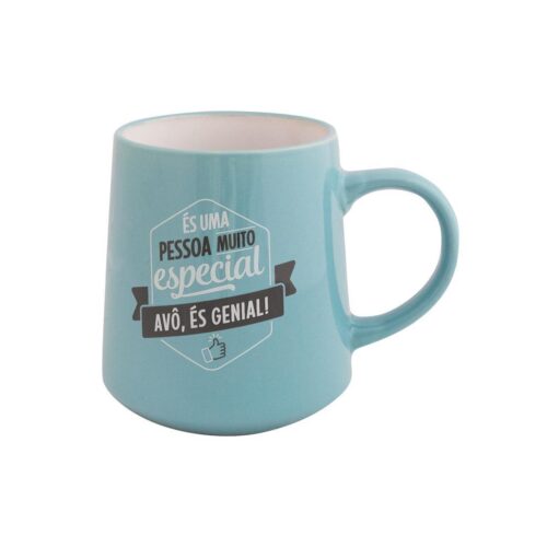 Caneca - És uma pessoa muito especial, avô, és genial Mr. Wonderful