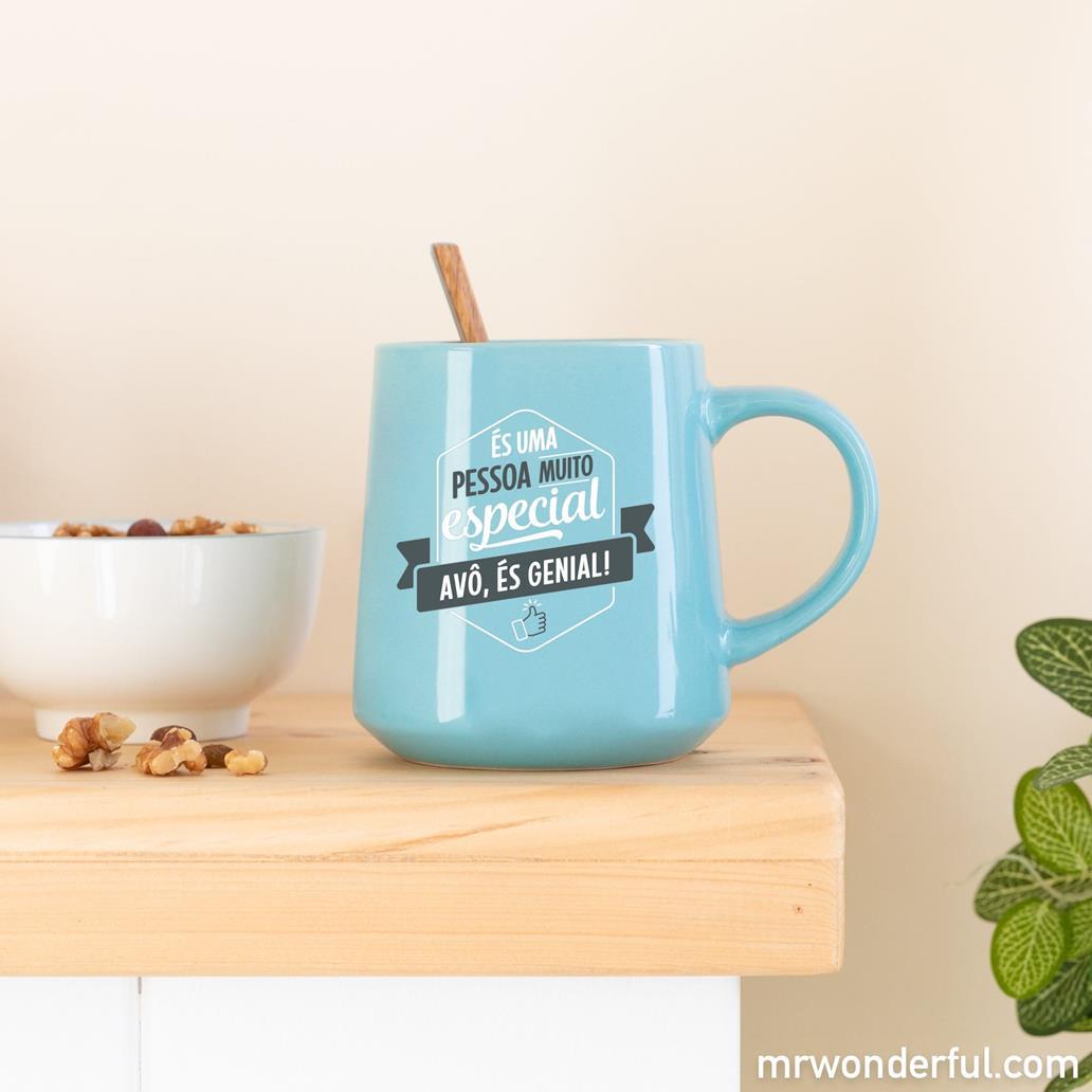 Caneca - És uma pessoa muito especial, avô, és genial Mr. Wonderful - Imagen 3