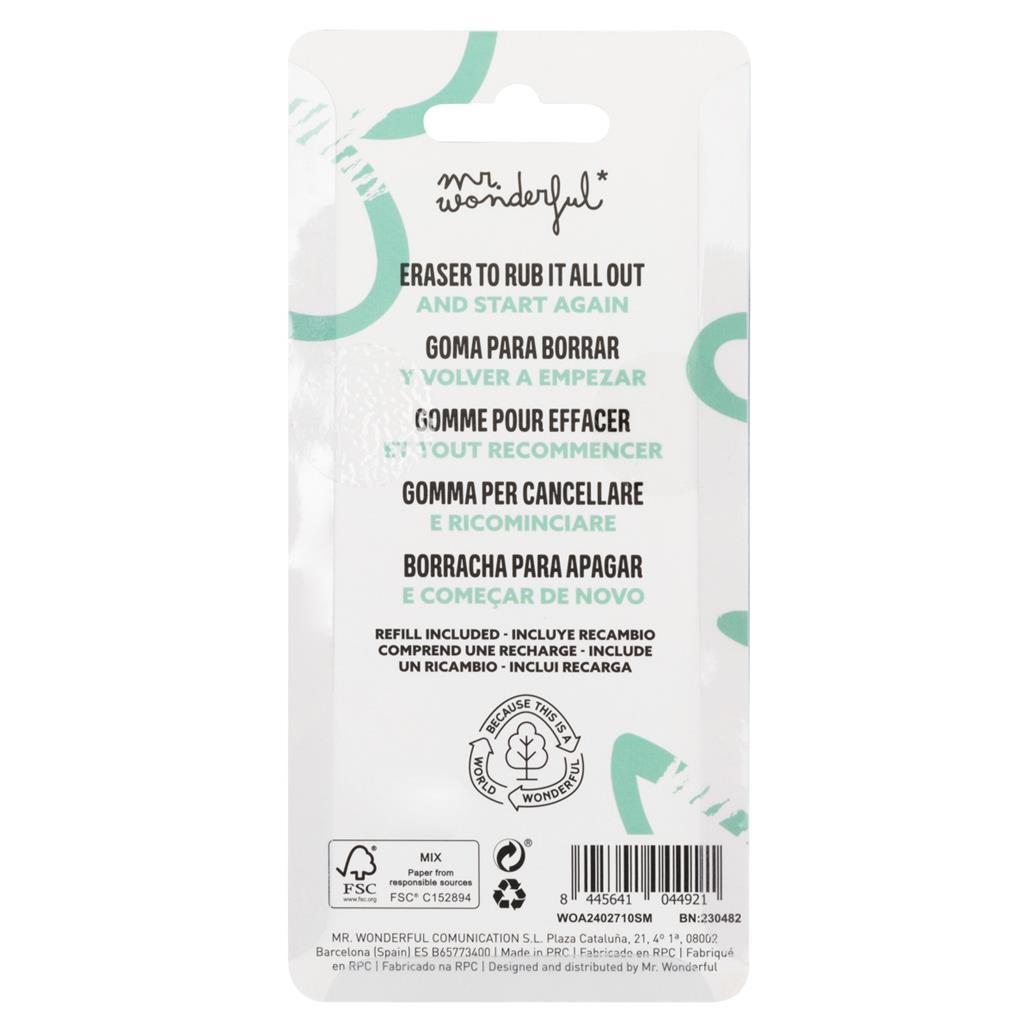 Borracha para apagar e tornar a começar Do your best! Mr. Wonderful - Imagen 4
