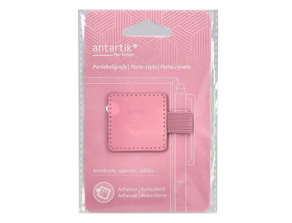 Porta esferográfica autoadesivo Antartik para caderno note com Elástico. - Image 5