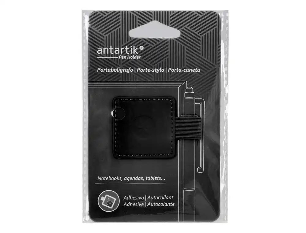Porta esferográfica autoadesivo Antartik para caderno note com Elástico. - Image 4