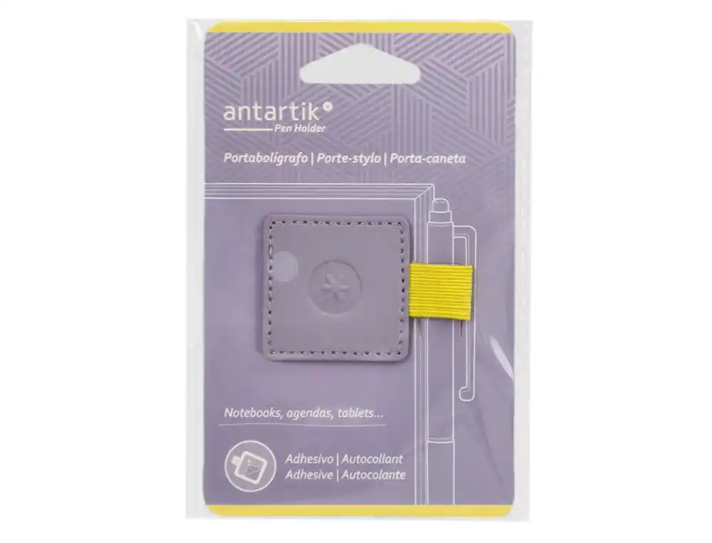 Porta esferográfica autoadesivo Antartik para caderno note com Elástico. - Image 9