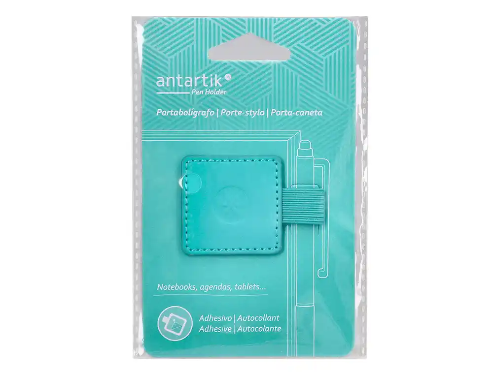 Porta esferográfica autoadesivo Antartik para caderno note com Elástico. - Image 7