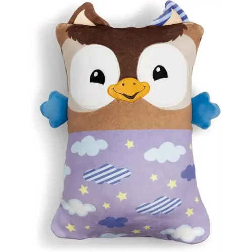 Nici Peluche Coruja c/função reversível, 30x20cm