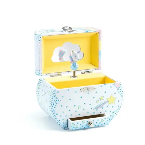 Caixa de jóias musical Unicórnio