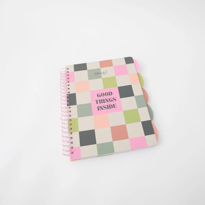 Caderno Pautado Espiral A4 com Separadores - Good Things Inside - Mr. Wonderful - Image 2
