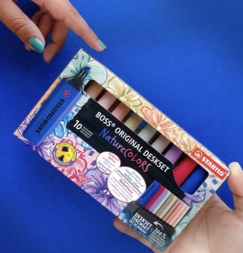 Set de 10 Marcadores de Texto Nature Colors Stabilo Boss