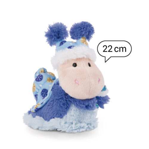 Nici Cosy Winter Peluche Caracol Azul Sille, 22cm