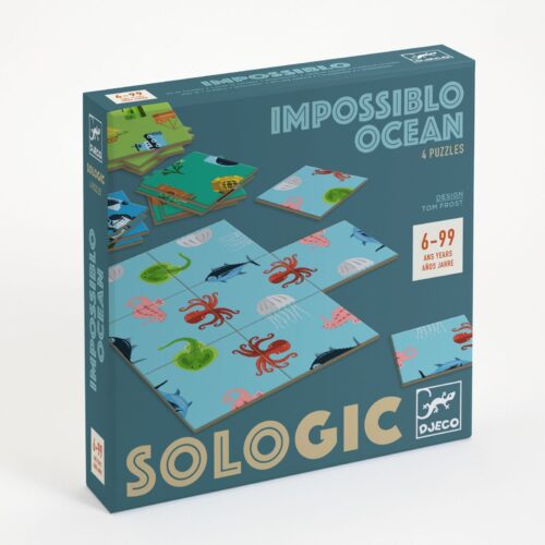 Impossiblo Ocean - 4 Puzzles Dominó DJECO