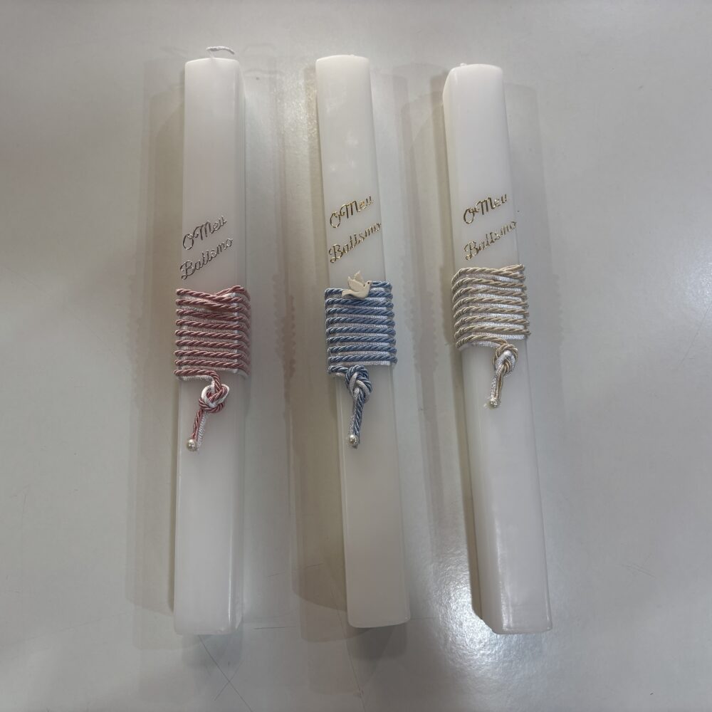 Vela de batismo quadrada - Image 2