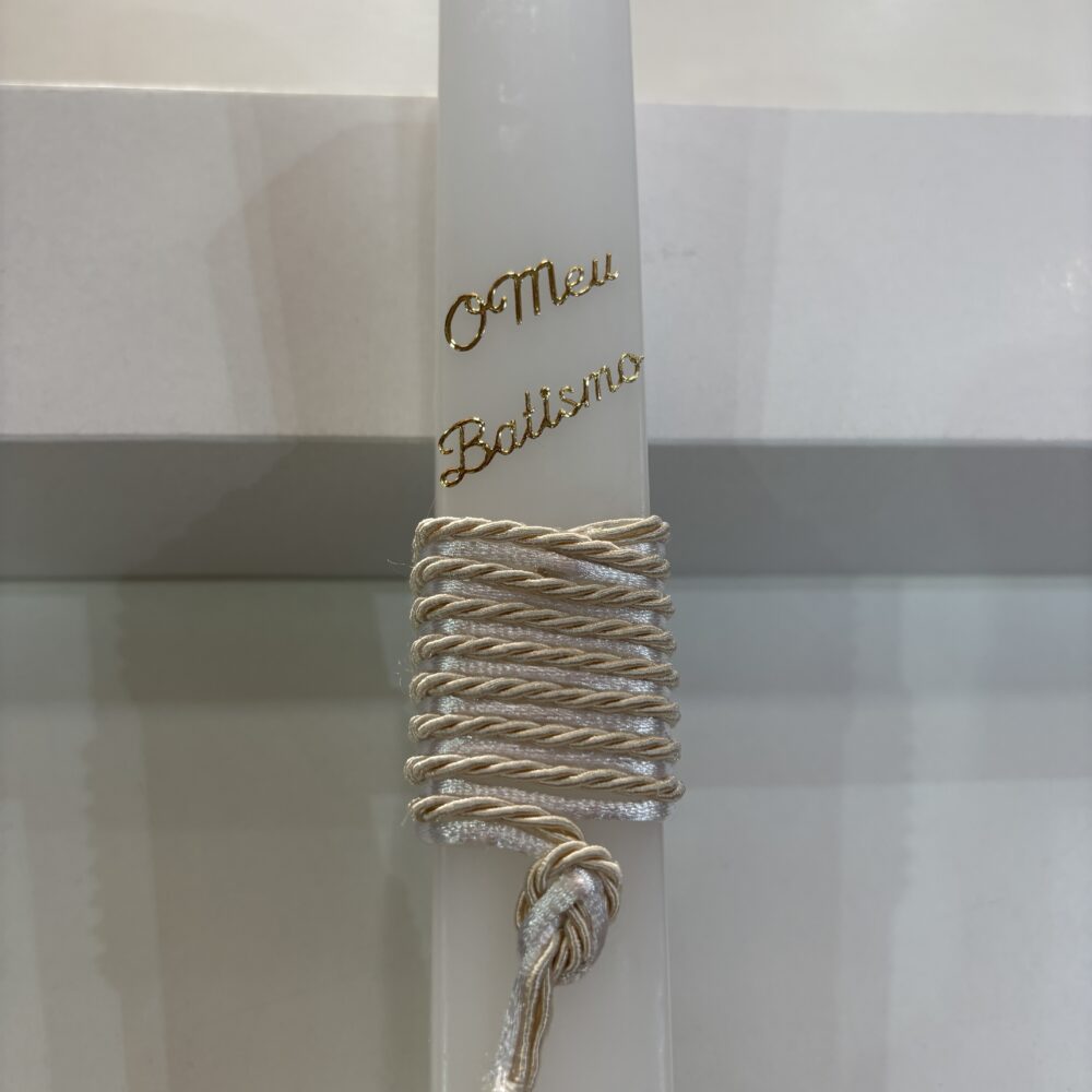 Vela de batismo quadrada - Image 4
