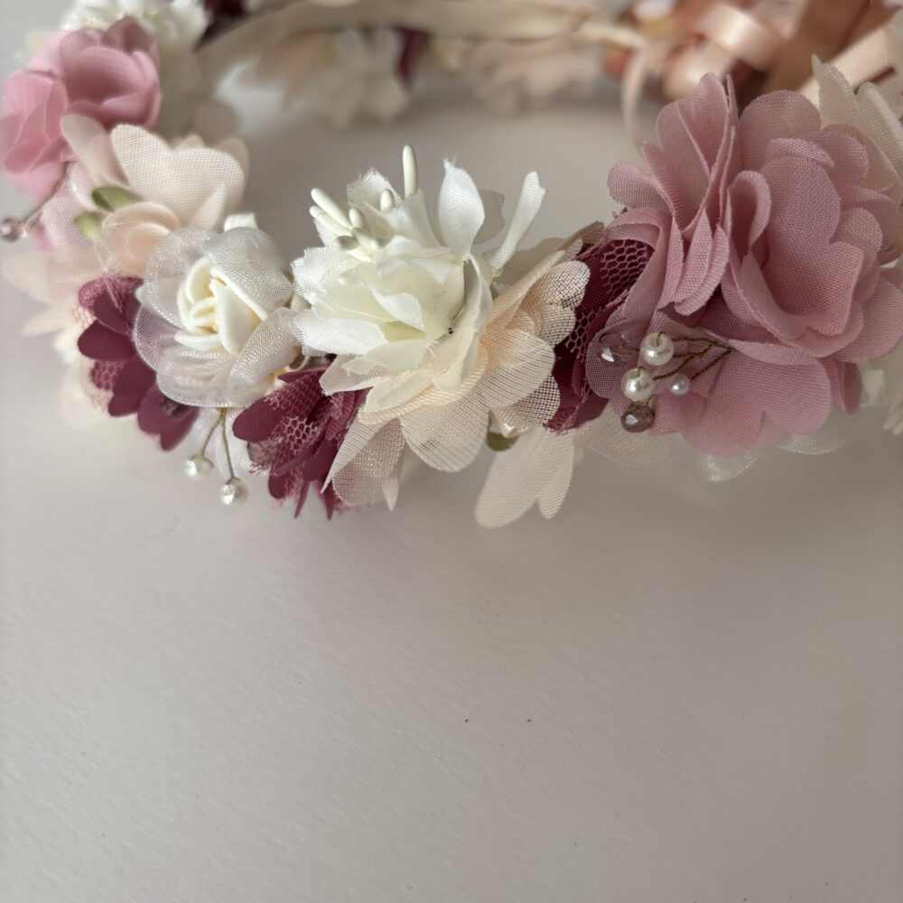 Tiara com flores personalizada - Image 2