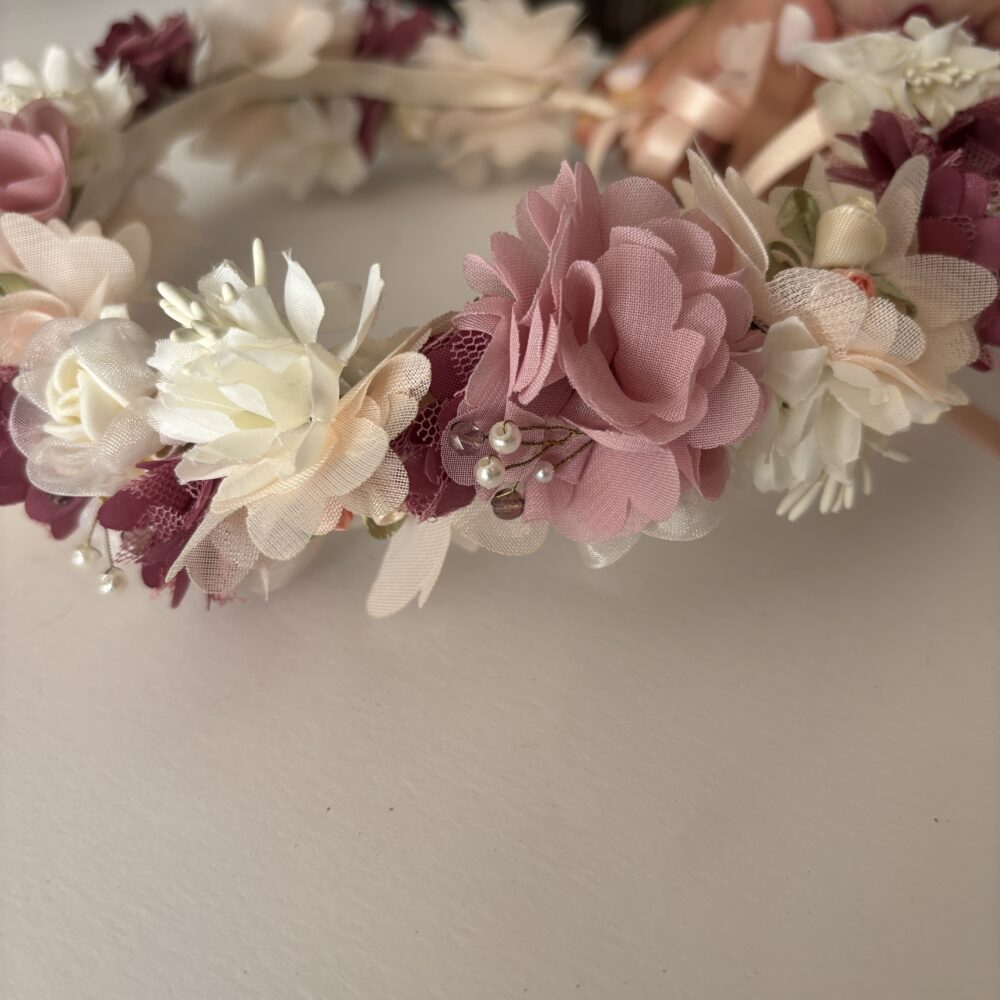 Tiara com flores personalizada - Image 3