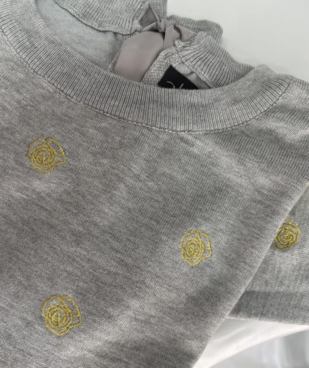 Camisola de malha bordada - Imagen 2