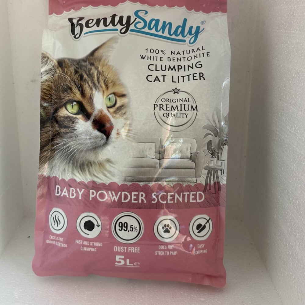 Areia Branca de Bentonite, Super Aglomerante Premium para gatos Benty Sandy - Image 2