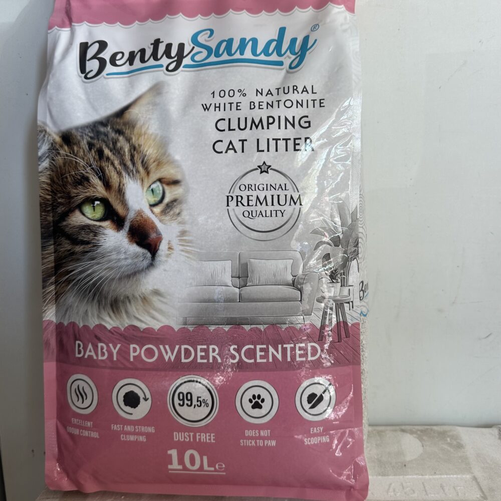 Areia Branca de Bentonite, Super Aglomerante Premium para gatos Benty Sandy - Image 3