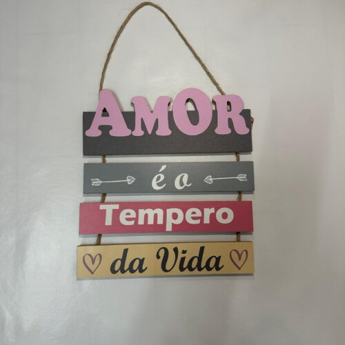 Placa decorativa para casa