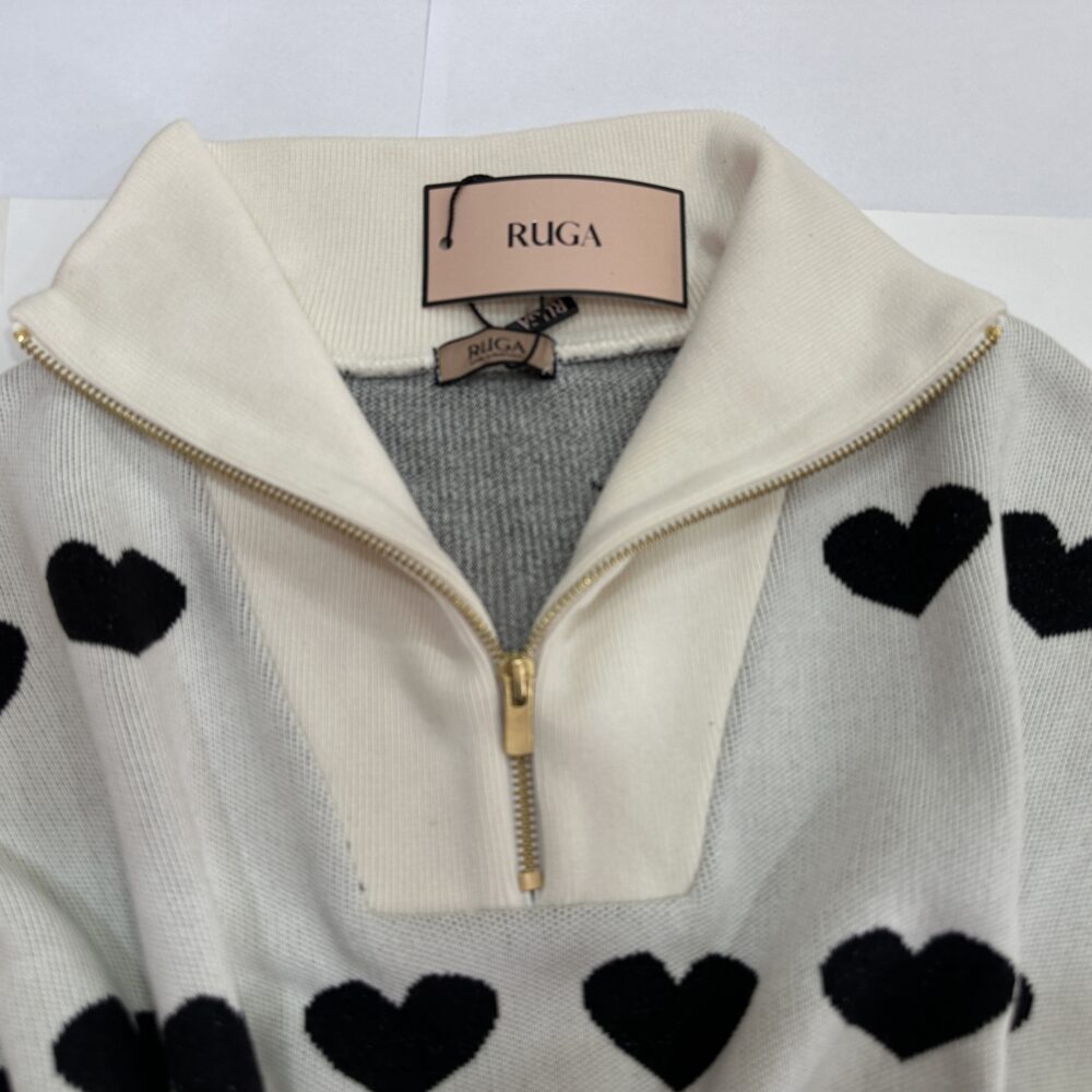 Camisola RUGA com corações brilhantes - Image 2