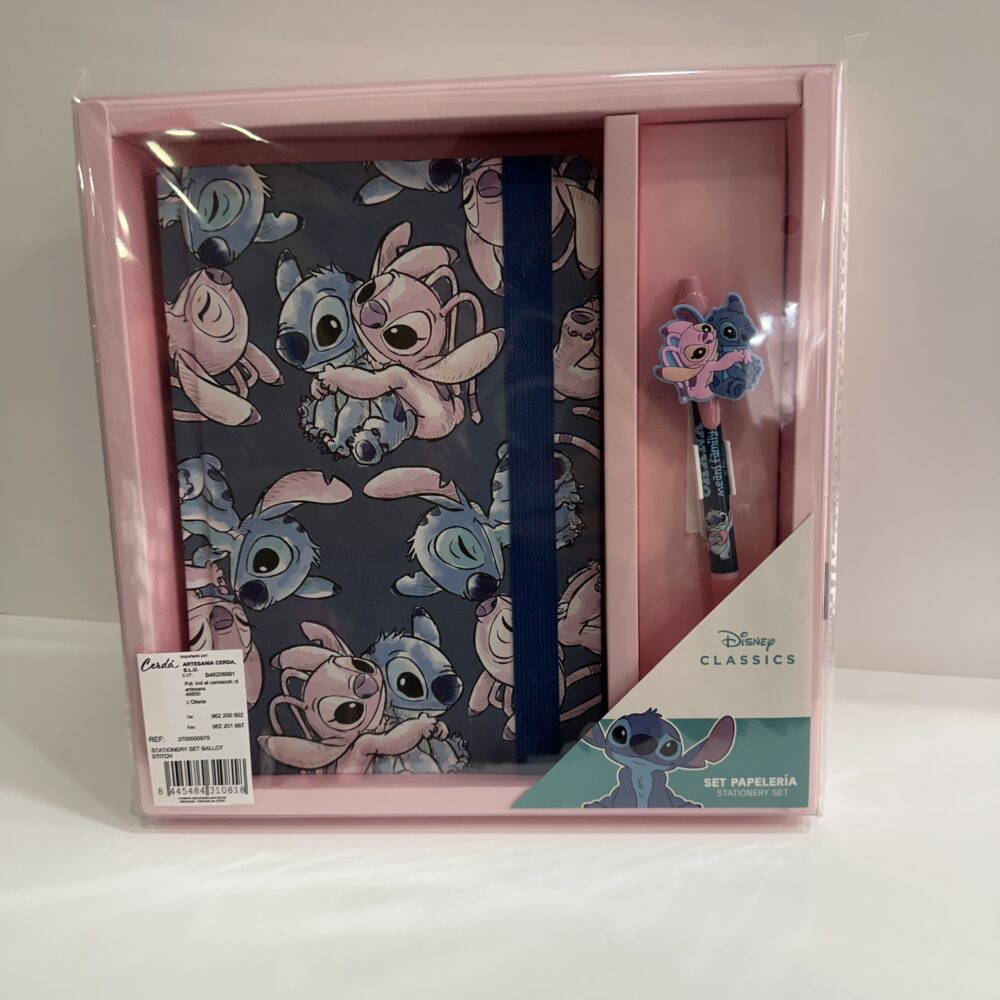 Conjunto de Papelaria Stitch