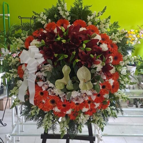 Arranjos flores para funeral
