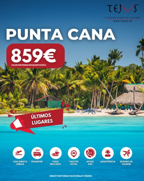 Pacote de Viagem | Punta Cana - Últimos Lugares