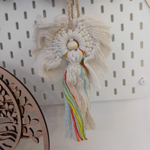 Anjo de Macramê Hati-Hati – Harmonia