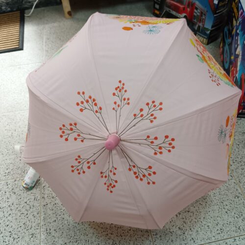 Chapeu de chuva jardin fleuri